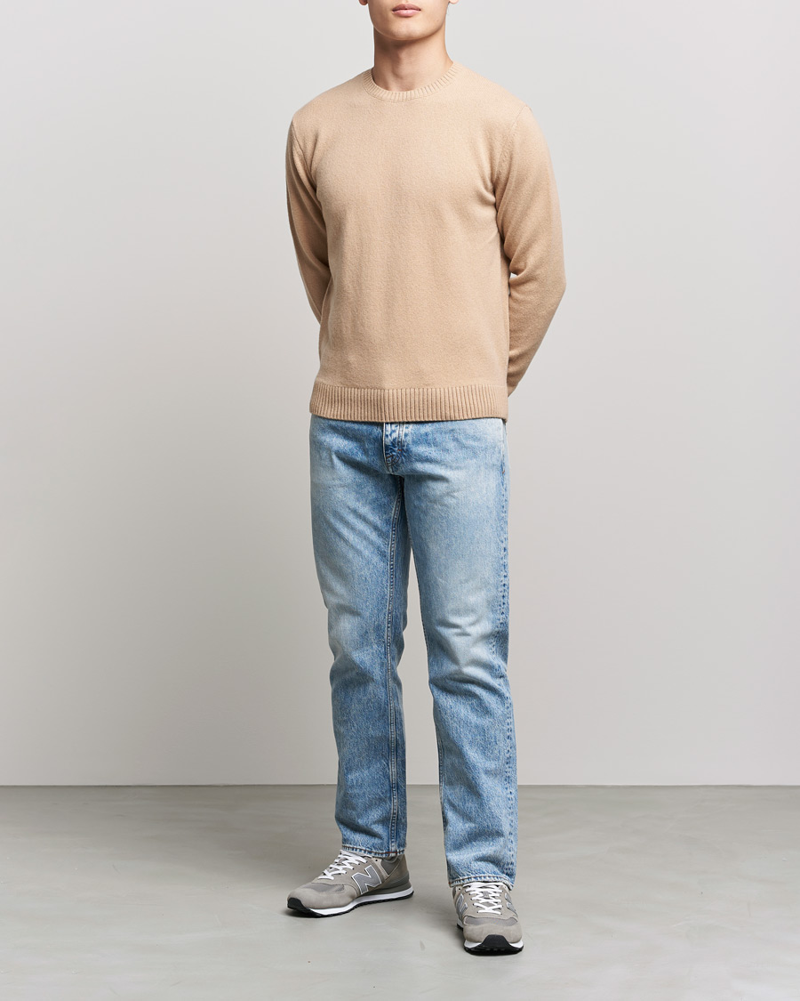 Homme | Pulls Et Tricots | Colorful Standard | Classic Merino Wool Crew Neck Honey Beige