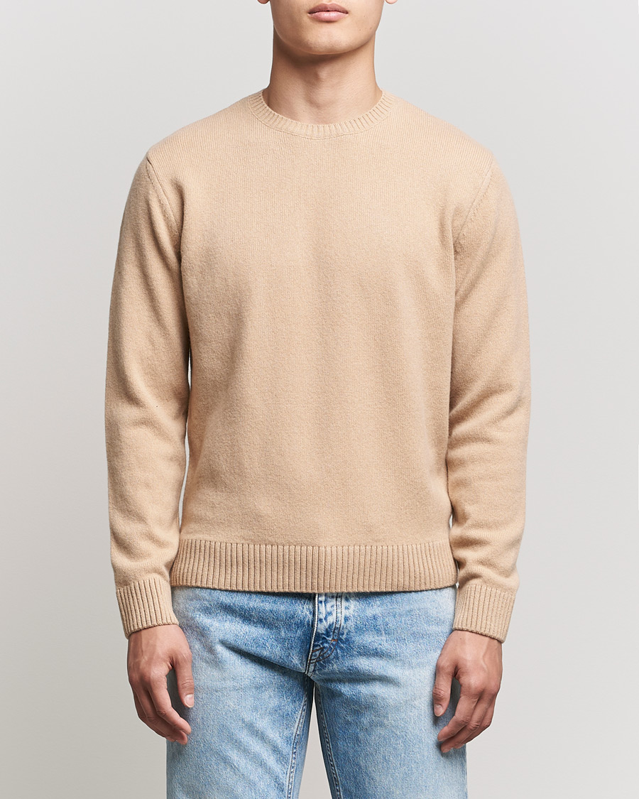 Homme | Pulls Et Tricots | Colorful Standard | Classic Merino Wool Crew Neck Honey Beige