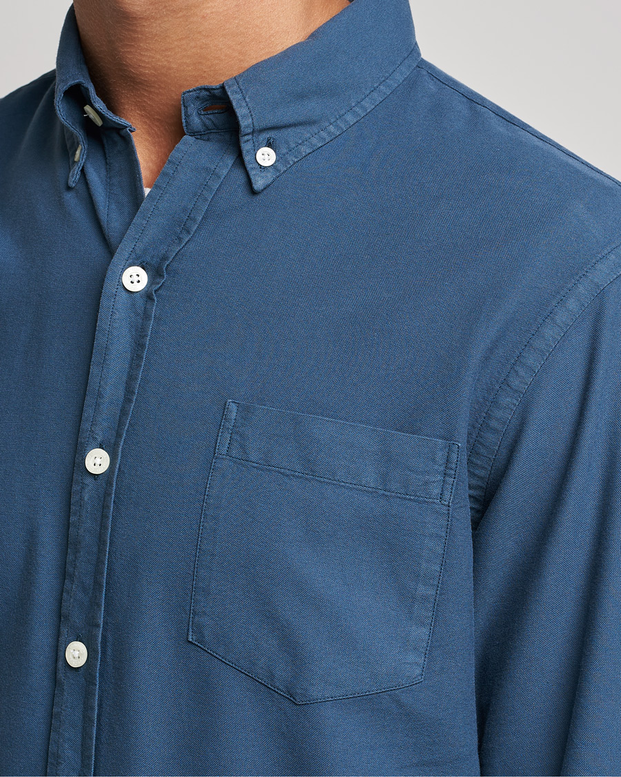 Homme | Chemises | Colorful Standard | Classic Organic Oxford Button Down Shirt Petrol Blue