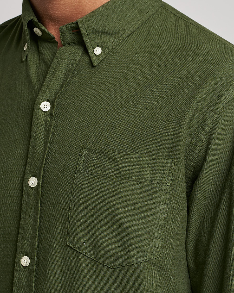 Homme | Chemises | Colorful Standard | Classic Organic Oxford Button Down Shirt Seaweed Green