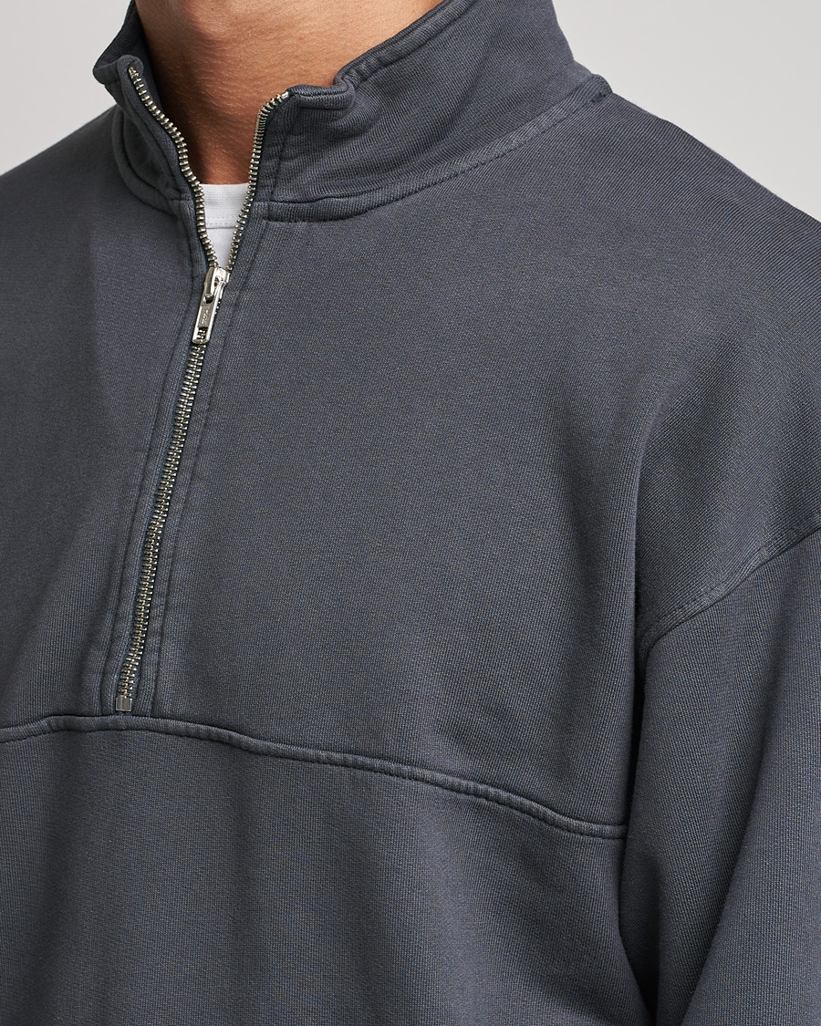 Homme | Pulls Et Tricots | Colorful Standard | Classic Organic Half-Zip Lava Grey