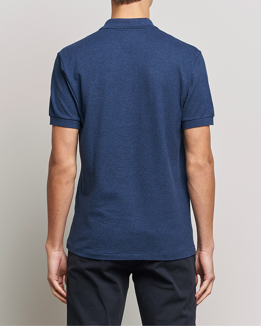 Homme | Polos | Lacoste | Original Polo Melange Piké Dark Indigo Blue
