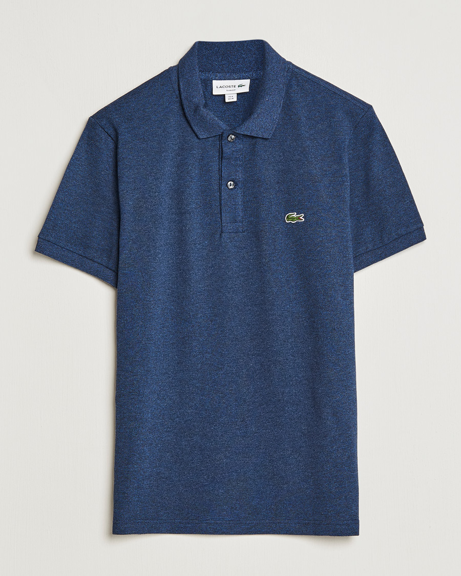 Homme | Polos | Lacoste | Slim Fit Polo Piké Dark Indigo Blue