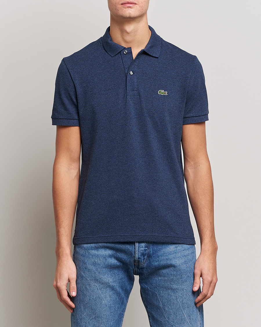 Homme | Polos | Lacoste | Slim Fit Polo Piké Dark Indigo Blue