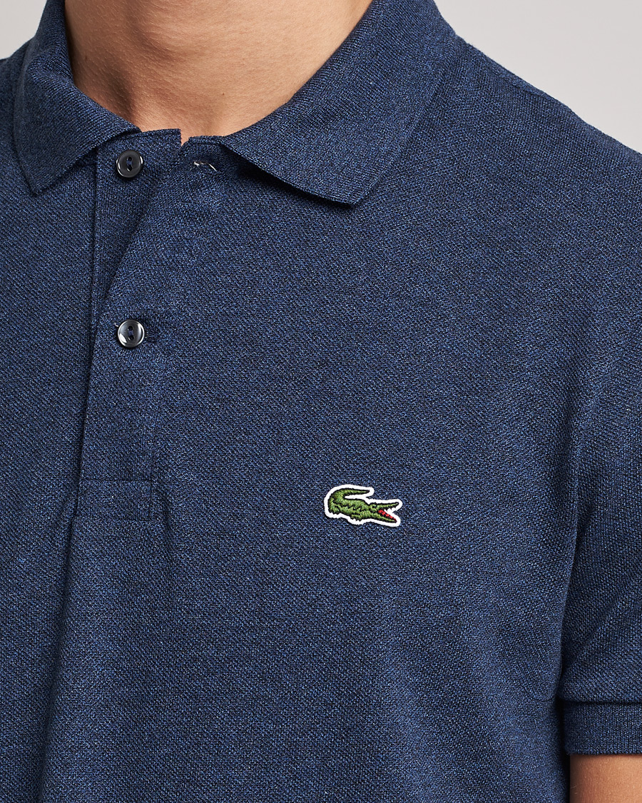 Homme | Polos | Lacoste | Slim Fit Polo Piké Dark Indigo Blue