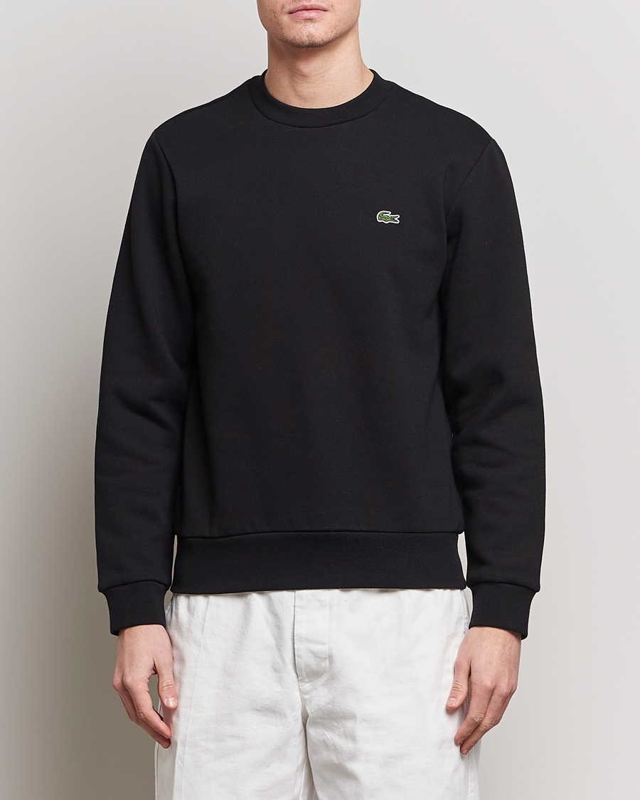 Homme | Pulls Et Tricots | Lacoste | Crew Neck Sweatshirt Black