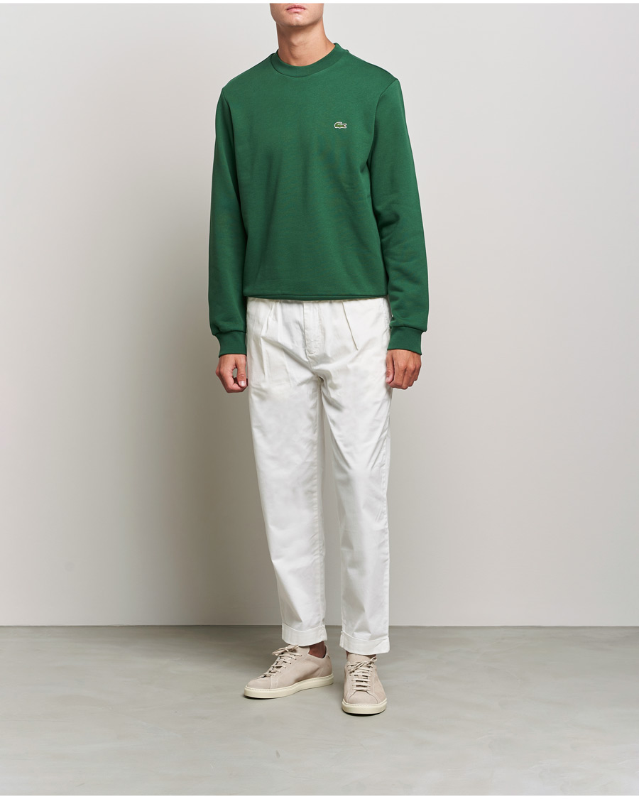 Homme | Pulls Et Tricots | Lacoste | Crew Neck Sweatshirt Green
