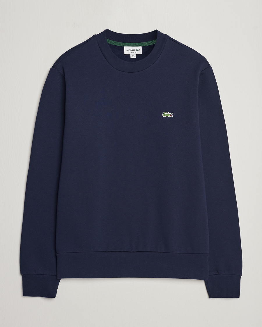 Homme | Pulls Et Tricots | Lacoste | Crew Neck Sweatshirt Navy Blue
