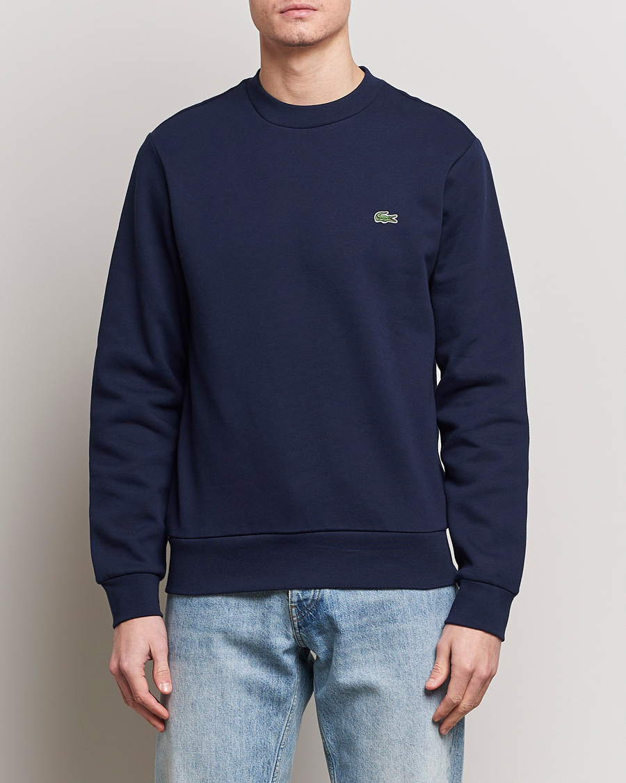 Homme | Pulls Et Tricots | Lacoste | Crew Neck Sweatshirt Navy Blue