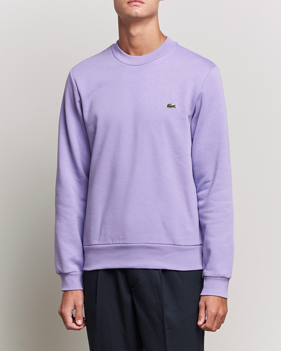 Homme | Pulls Et Tricots | Lacoste | Crew Neck Sweatshirt Neva Purple