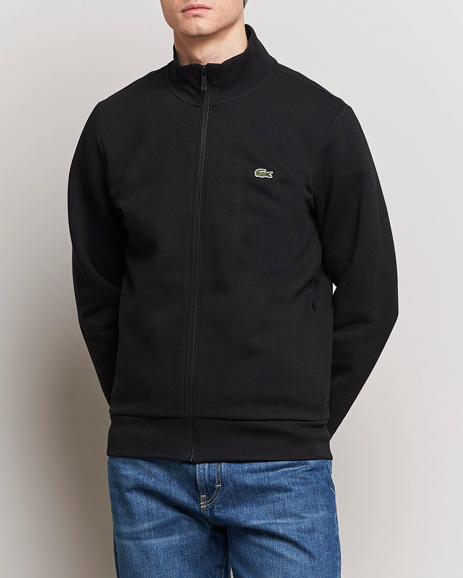 Homme |  | Lacoste | Full Zip Sweater Black