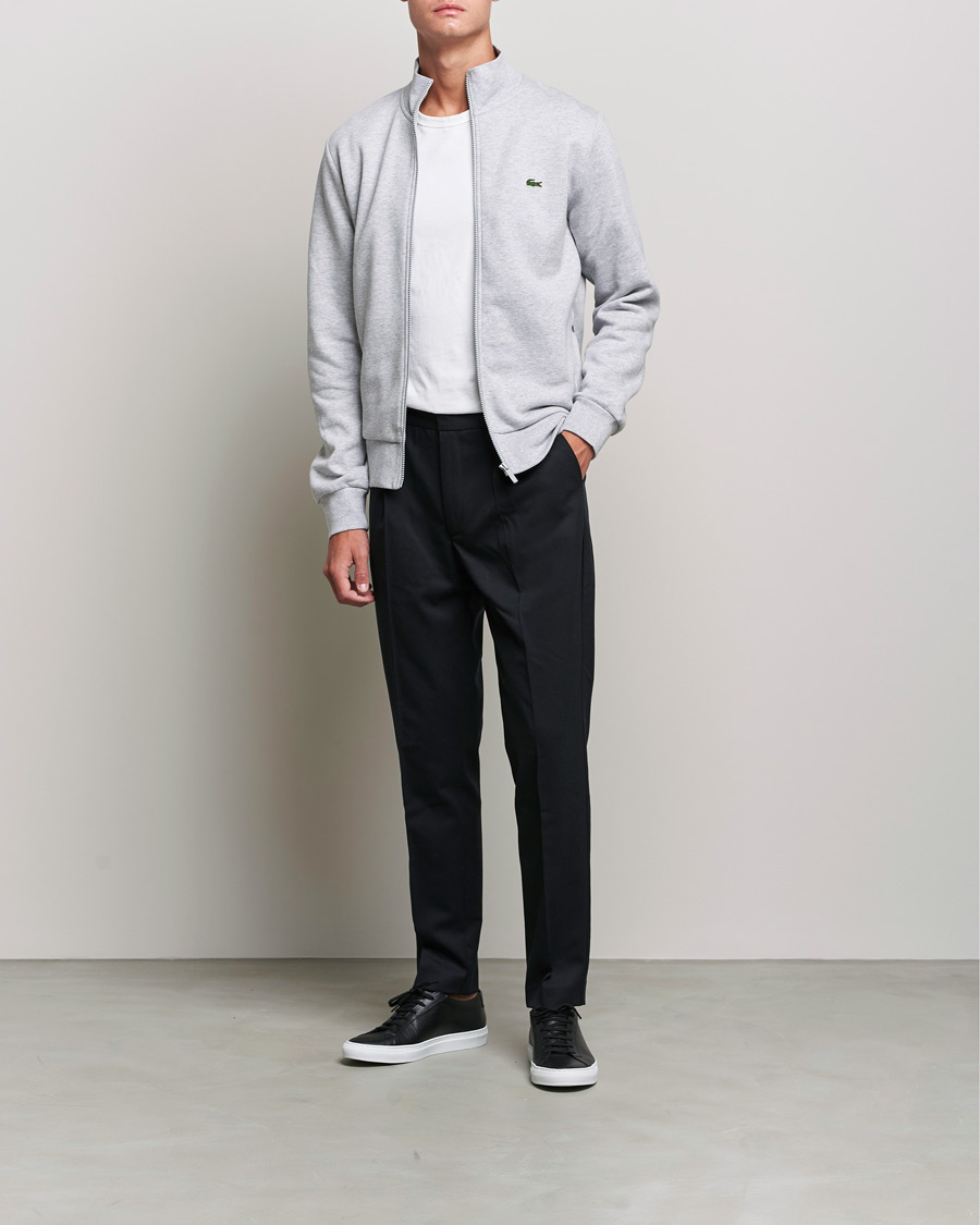 Homme | Pulls Et Tricots | Lacoste | Full Zip Sweater Silver Chine