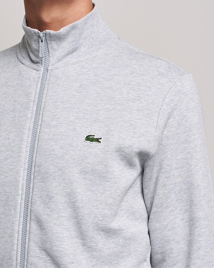 Homme | Pulls Et Tricots | Lacoste | Full Zip Sweater Silver Chine