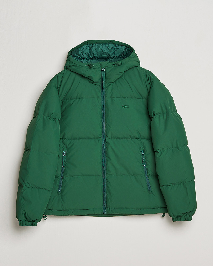 Homme | Manteaux Et Vestes | Lacoste | Hooded Lightweight Jacket Green