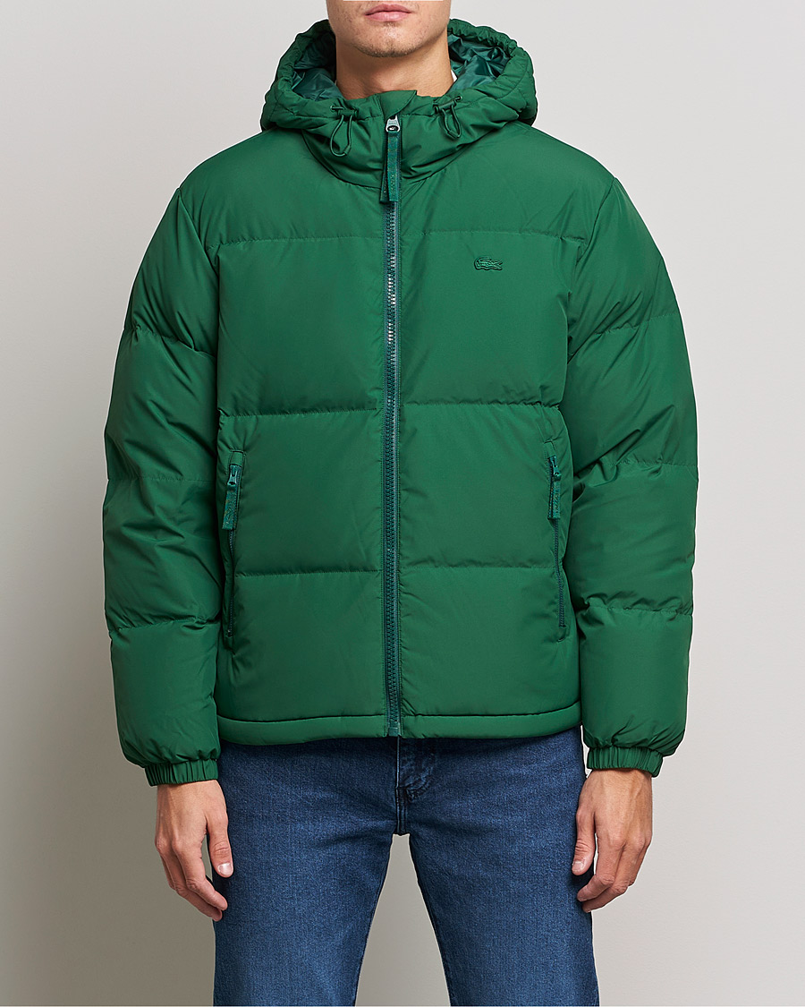 Homme | Manteaux Et Vestes | Lacoste | Hooded Lightweight Jacket Green