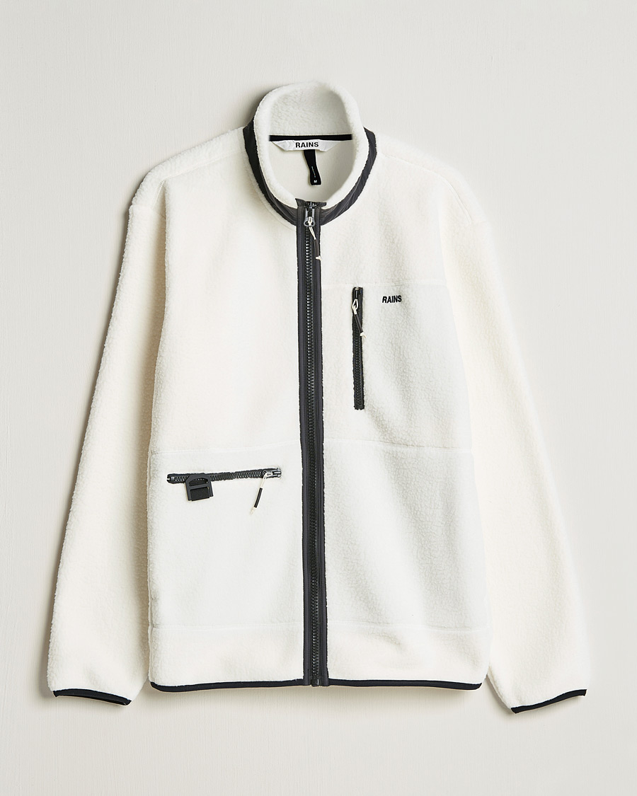 Homme | Pulls Et Tricots | RAINS | Heavy Fleece Full Zip Jacket Fossil