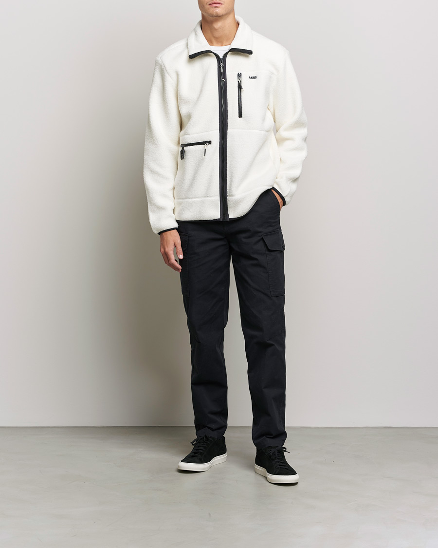 Homme | Pulls Et Tricots | RAINS | Heavy Fleece Full Zip Jacket Fossil