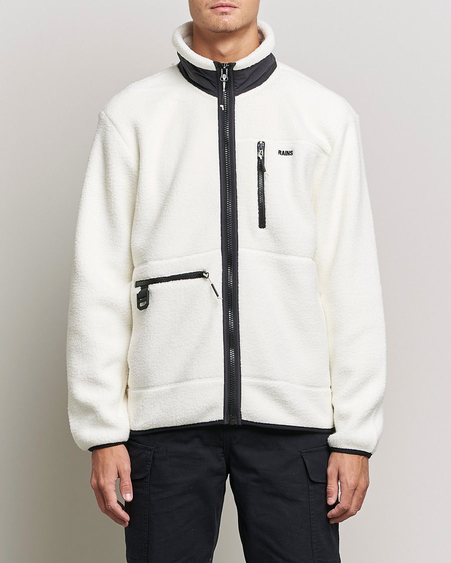 Homme | Pulls Et Tricots | RAINS | Heavy Fleece Full Zip Jacket Fossil