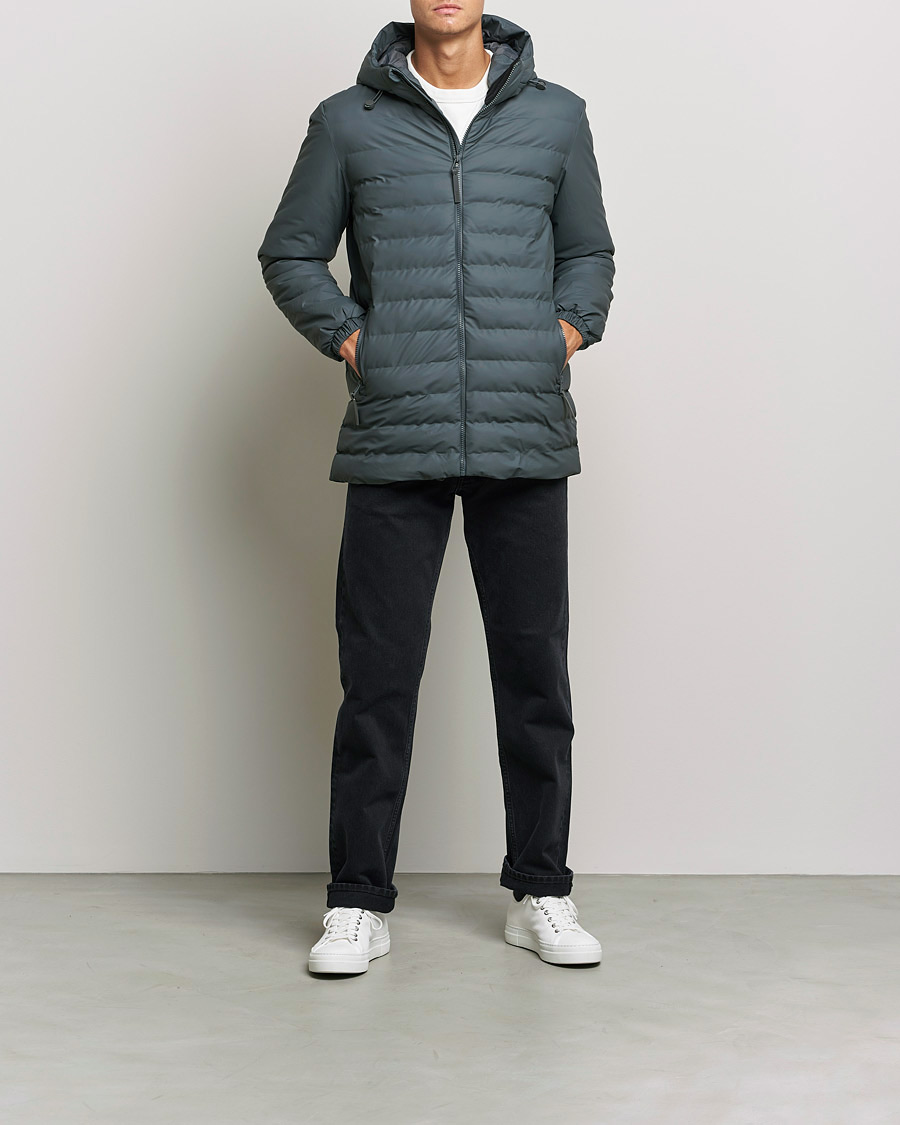 Homme | Manteaux Et Vestes | RAINS | Trekker Hooded Jacket Slate Grey