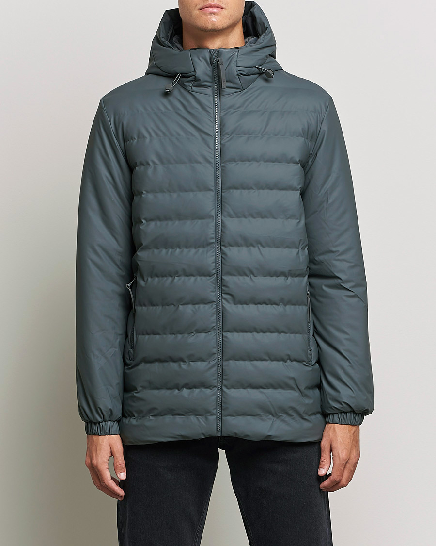 Homme | Manteaux Et Vestes | RAINS | Trekker Hooded Jacket Slate Grey