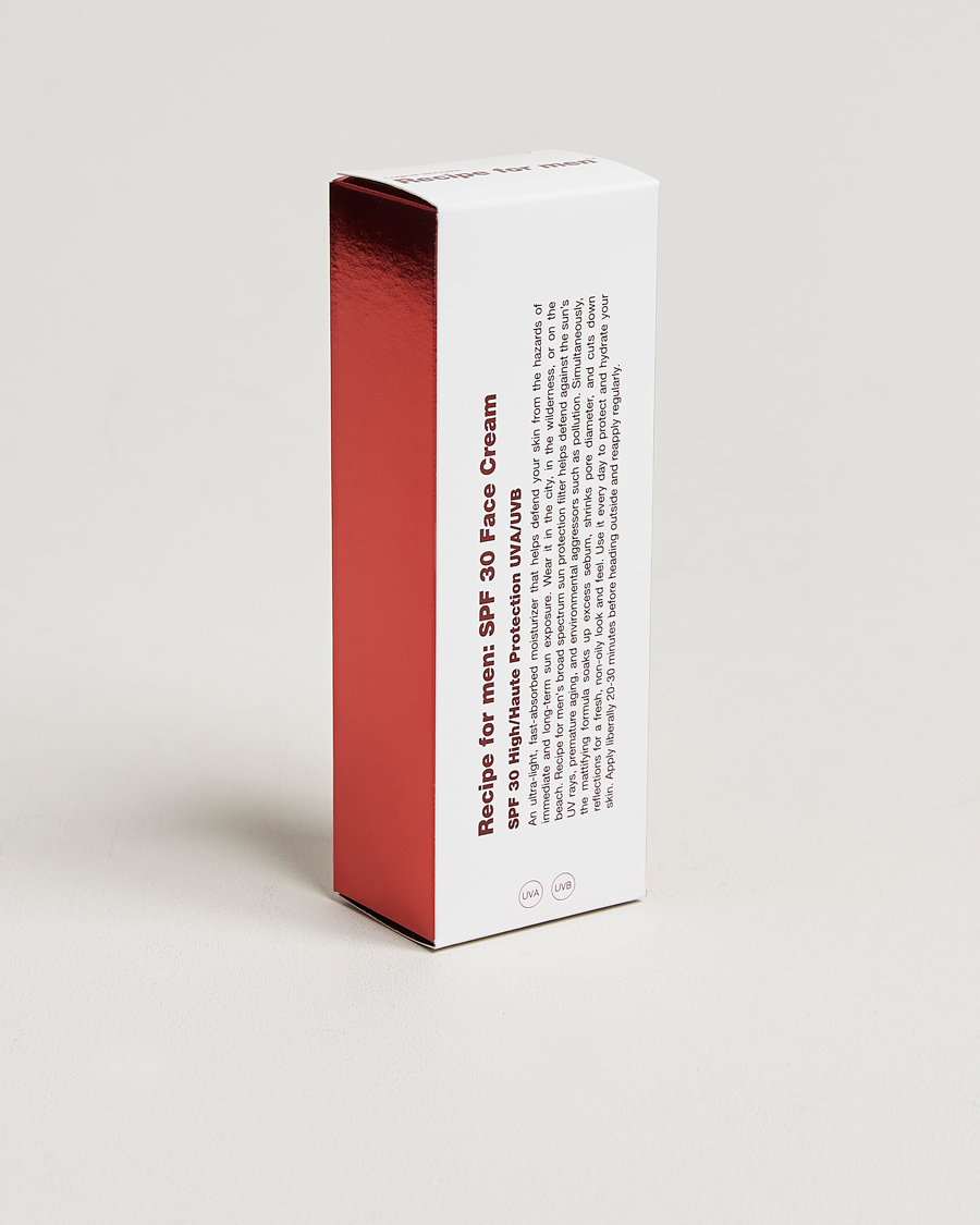 Homme | Soins De La Peau | Recipe for men | SPF 30 Face Cream 75ml