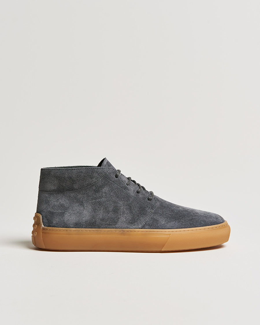 Homme | Tod's Casetta Chukka Boots Dark Grey Suede | Tod's | Casetta Chukka Boots Dark Grey Suede
