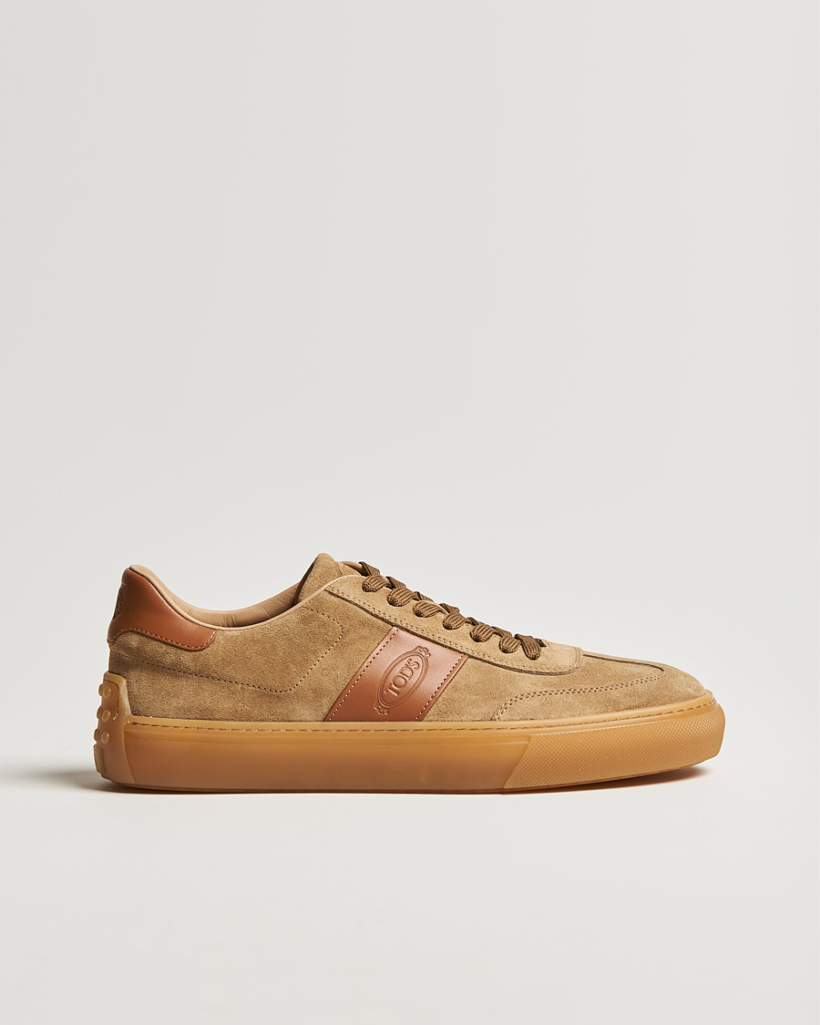 Homme | Tod's Cassetta Sneakers Camel Suede | Tod's | Cassetta Sneakers Camel Suede