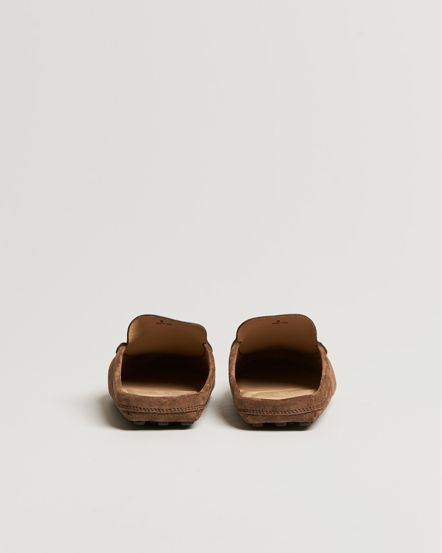 Homme | Tod's Gommino Slippers Dark Brown Suede | Tod's | Gommino Slippers Dark Brown Suede