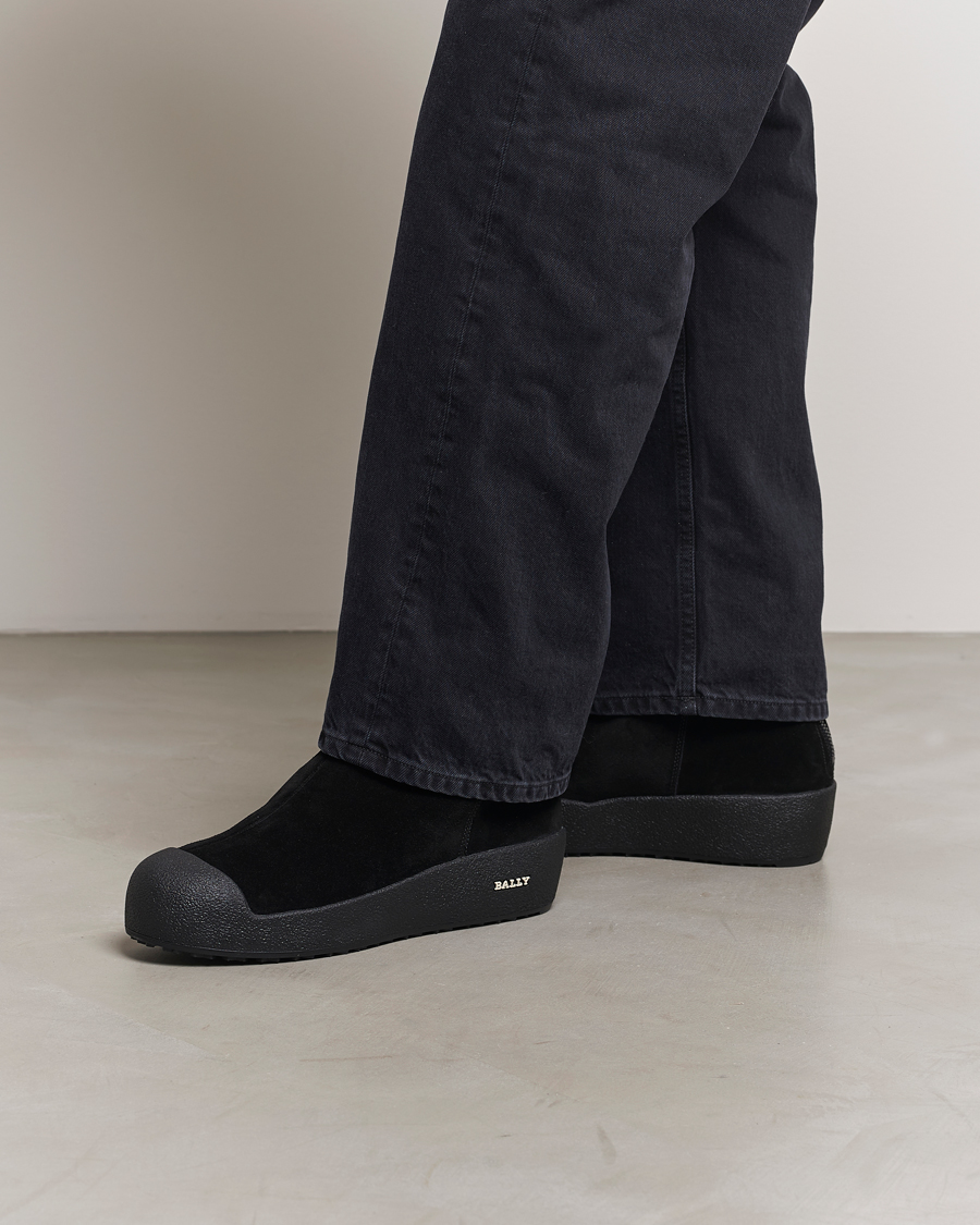 Homme | Bally Guard II M Curling Boot Black | Bally | Guard II M Curling Boot Black