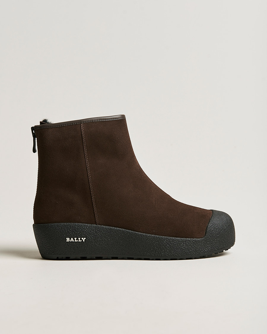 Homme | Bally Guard II M Curling Boot Coffee | Bally | Guard II M Curling Boot Coffee