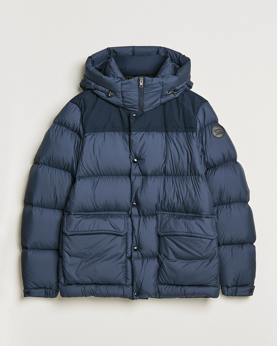 Homme | Manteaux Et Vestes | Woolrich | Microfiber Sierra Padded Jacket Melton Blue