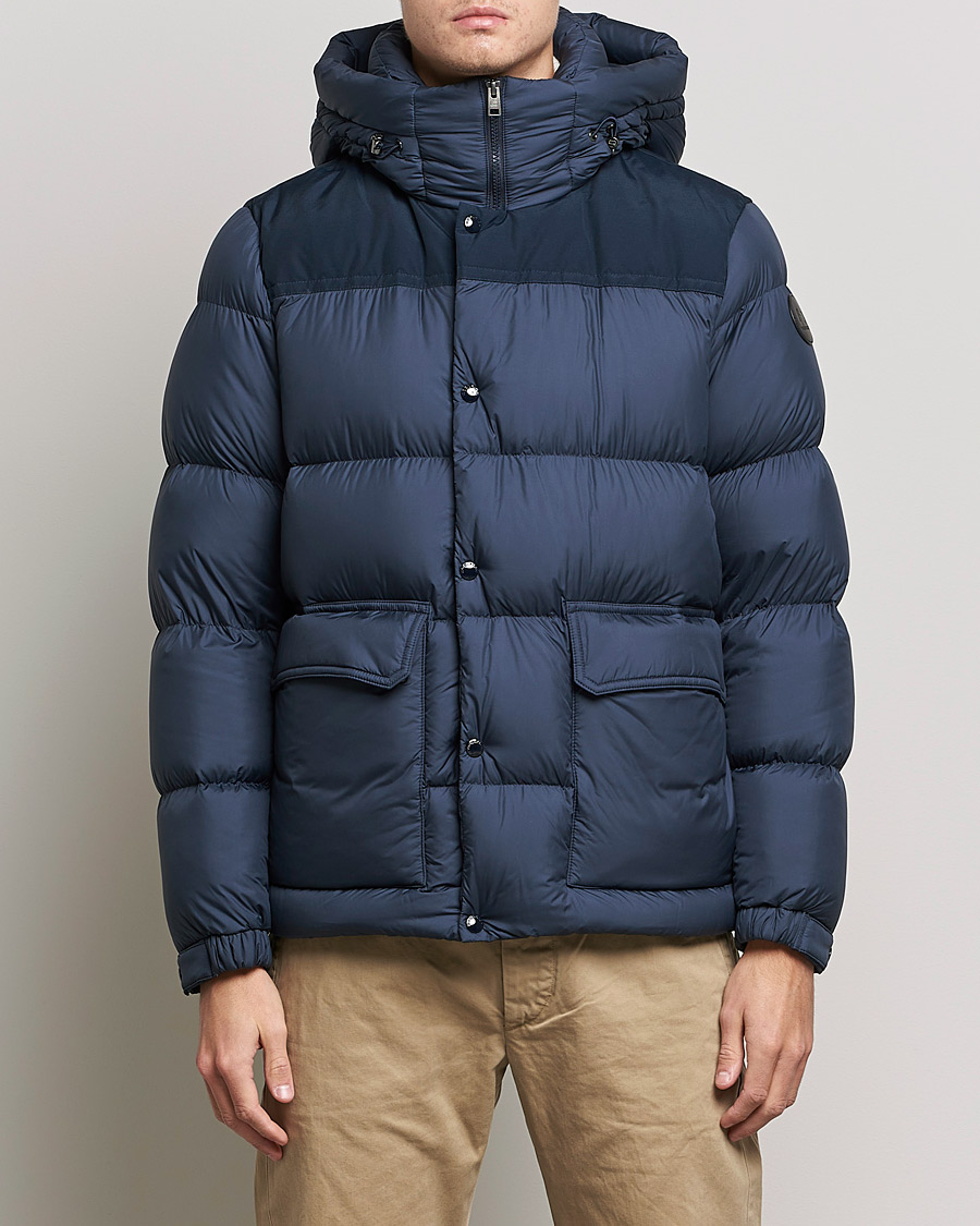 Homme | Manteaux Et Vestes | Woolrich | Microfiber Sierra Padded Jacket Melton Blue