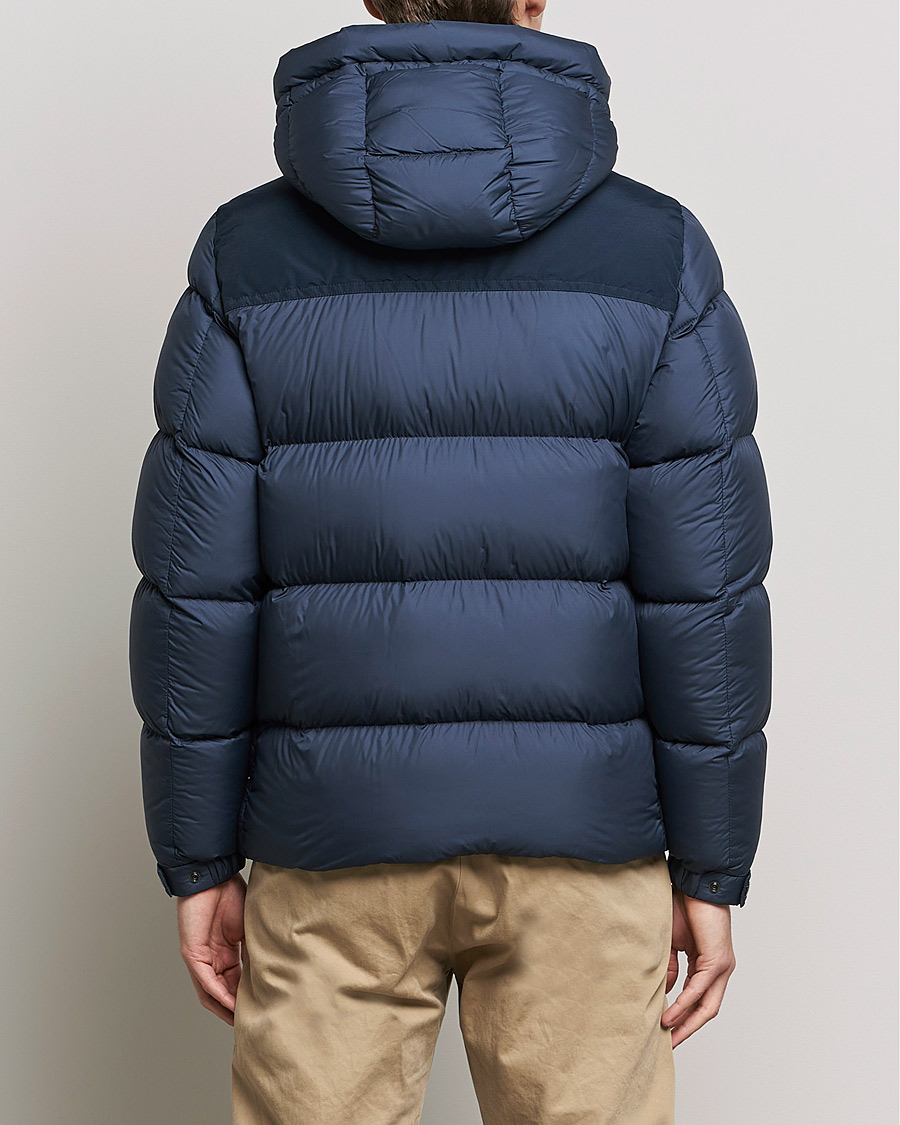 Homme | Manteaux Et Vestes | Woolrich | Microfiber Sierra Padded Jacket Melton Blue