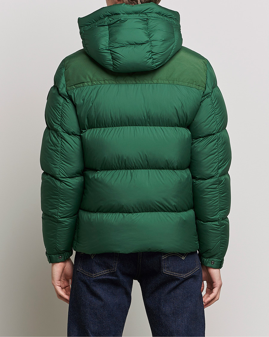 Homme | Manteaux Et Vestes | Woolrich | Microfiber Sierra Padded Jacket Waxed Green