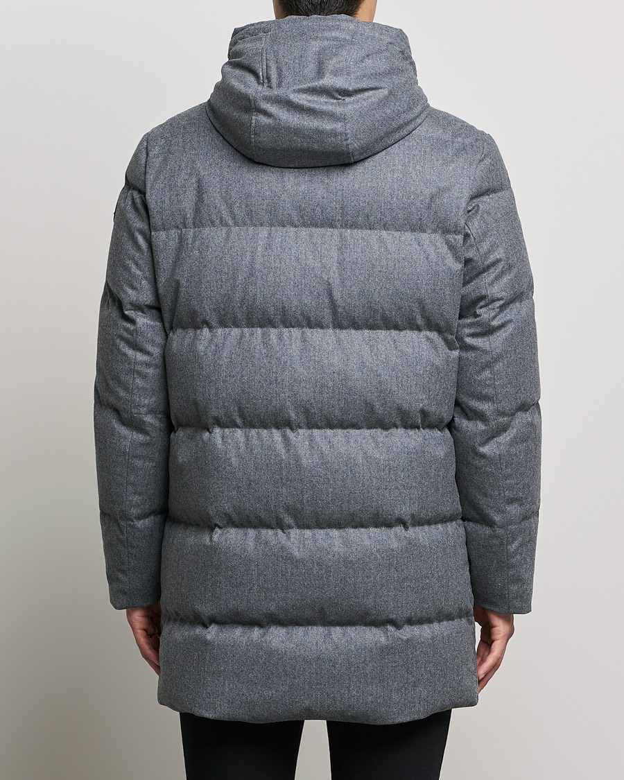 Homme | Manteaux Et Vestes | Woolrich | Luxe Long Parka Medium Grey Melange