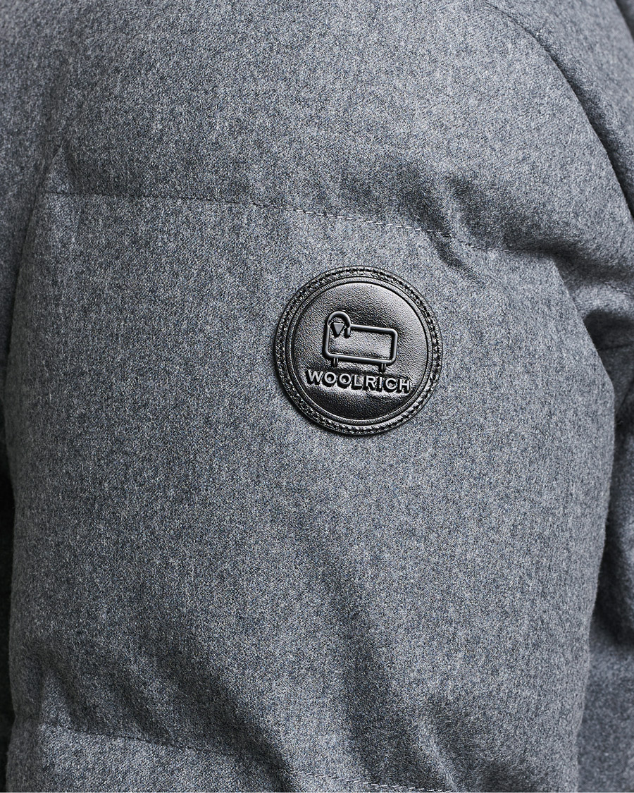 Homme | Manteaux Et Vestes | Woolrich | Luxe Long Parka Medium Grey Melange