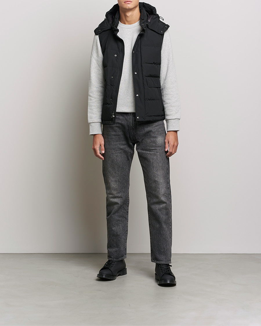 Homme | Manteaux Et Vestes | Woolrich | Aleutian Detachable Hooded Vest Black