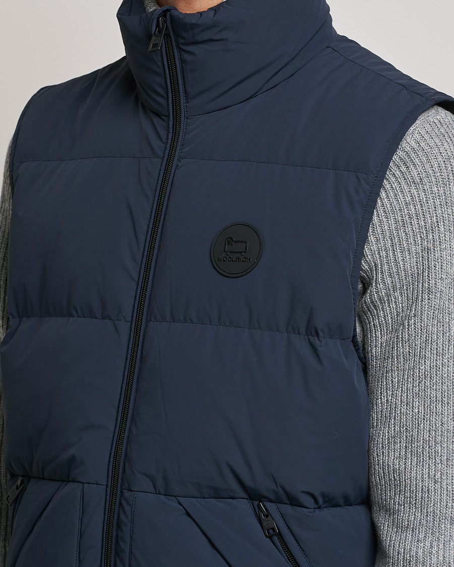 Homme | Manteaux Et Vestes | Woolrich | Sierra Supreme Vest Melton Blue