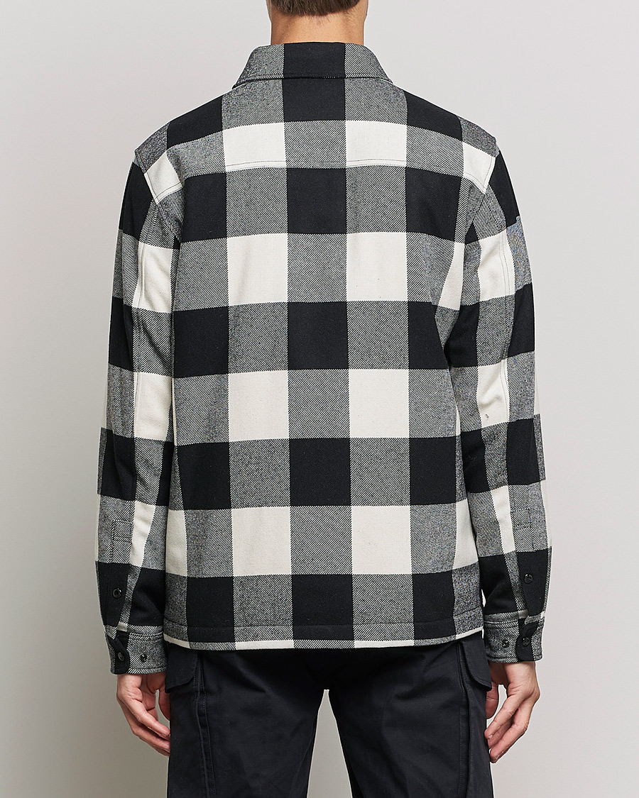Homme | Chemises | Woolrich | Alaskan Wool Padded Overshirt White Buffalo