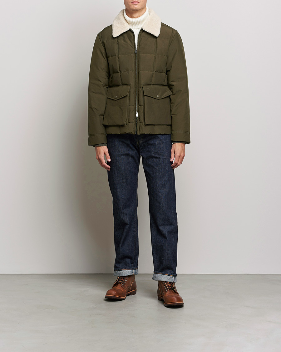 Homme | Manteaux Et Vestes | Woolrich | Duster Blizzard Jacket Dark Green
