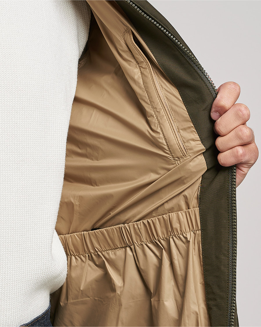 Homme | Manteaux Et Vestes | Woolrich | Duster Blizzard Jacket Dark Green