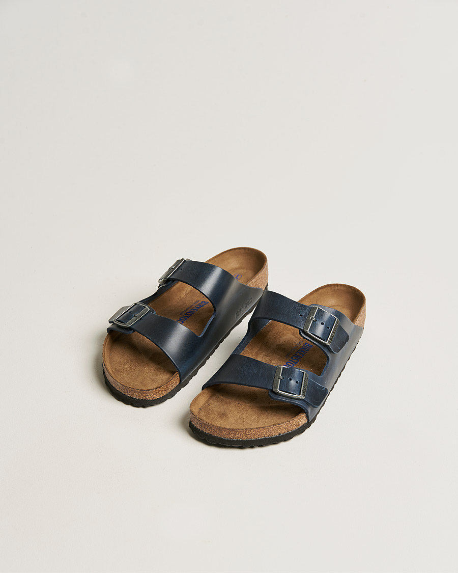 Homme | BIRKENSTOCK Arizona Soft Footbed Blue Oiled Leather | BIRKENSTOCK | Arizona Soft Footbed Blue Oiled Leather