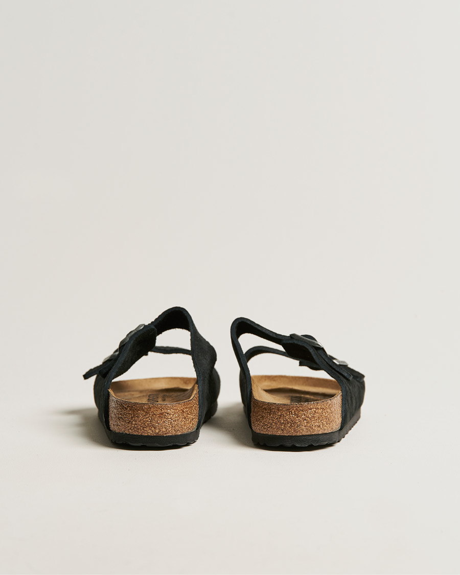 Homme | Sandales Et Mules | BIRKENSTOCK | Arizona Classic Footbed Desert Black Nubuck