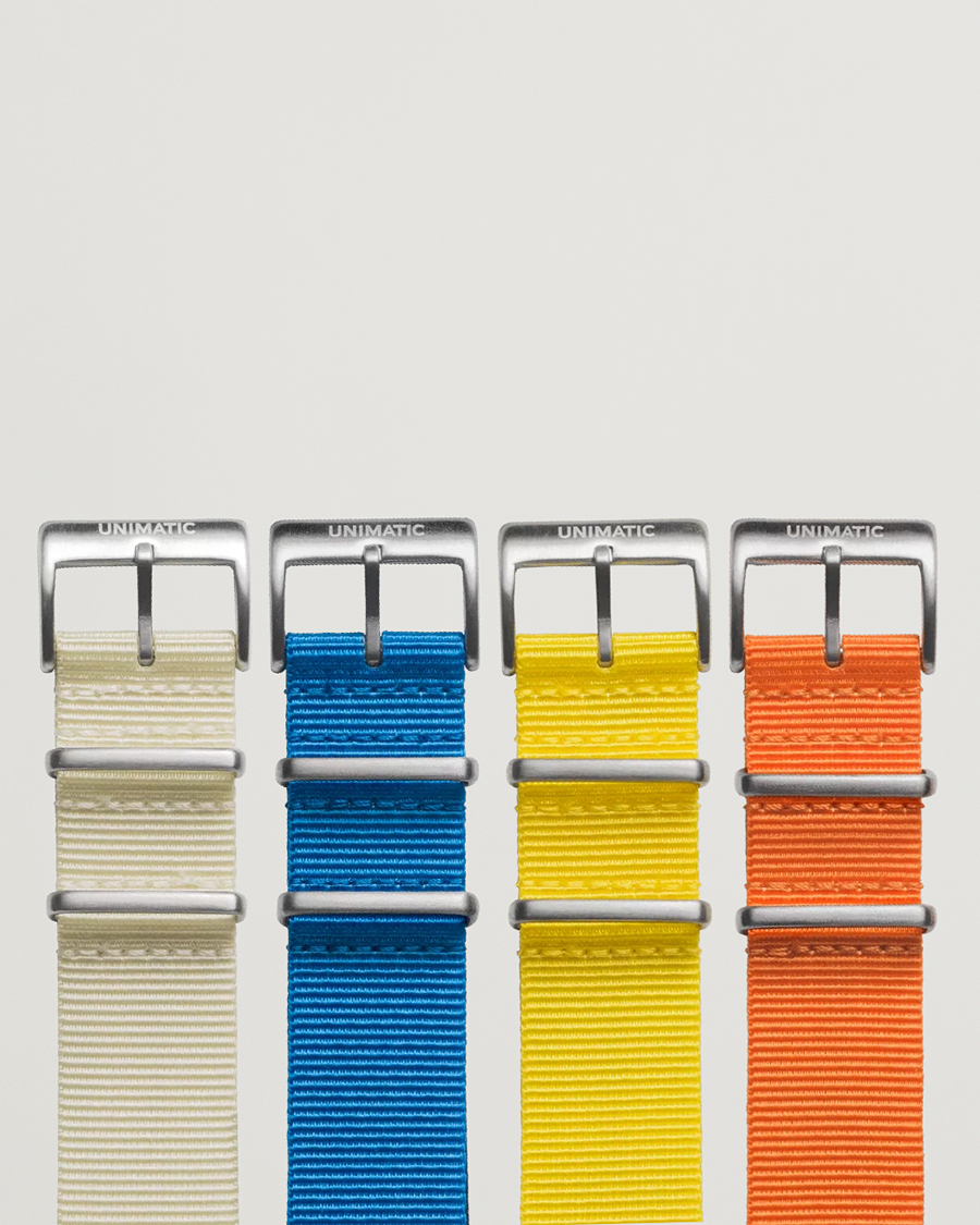 Homme | Bracelets De Montres | UNIMATIC | Bold Nato Steel 22mm Strap Set Multi