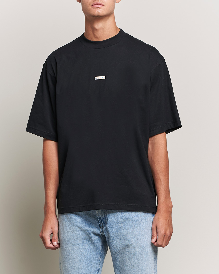 Homme | T-shirts | Marni | Logo Applied T-Shirt Black