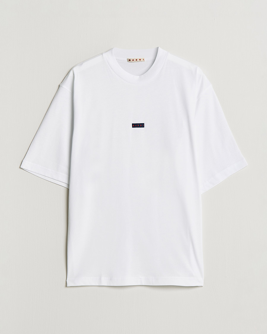 Homme | T-shirts | Marni | Logo Applied T-Shirt White