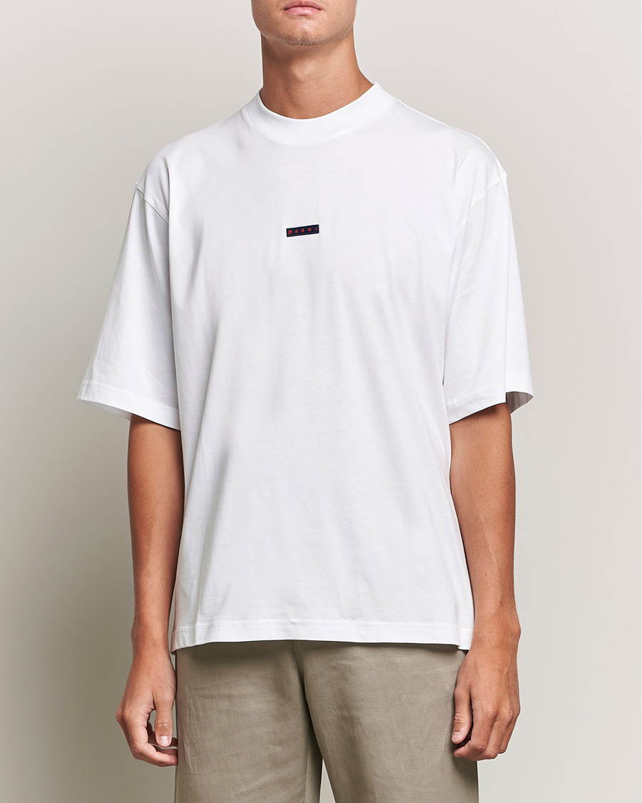 Homme | T-shirts | Marni | Logo Applied T-Shirt White