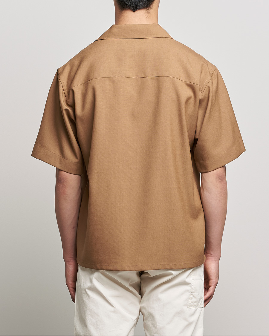 Homme | Chemises | Marni | Tropical Wool Bowling Shirt Beige