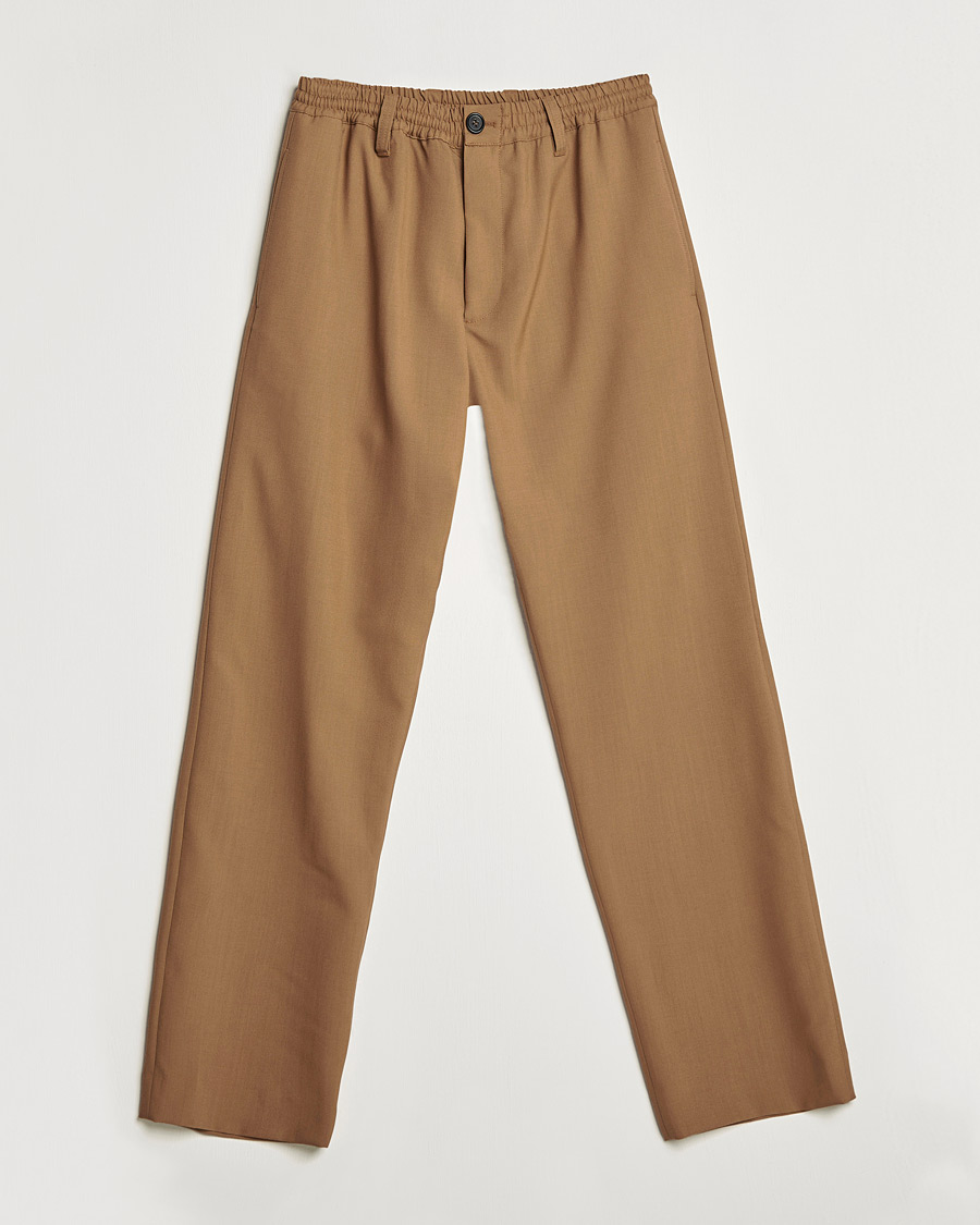 Homme | Pantalons | Marni | Tropical Wool Trousers Beige