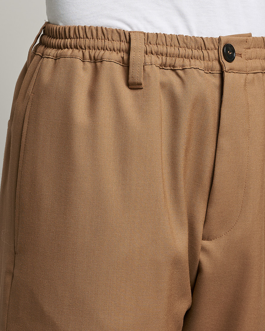Homme | Pantalons | Marni | Tropical Wool Trousers Beige